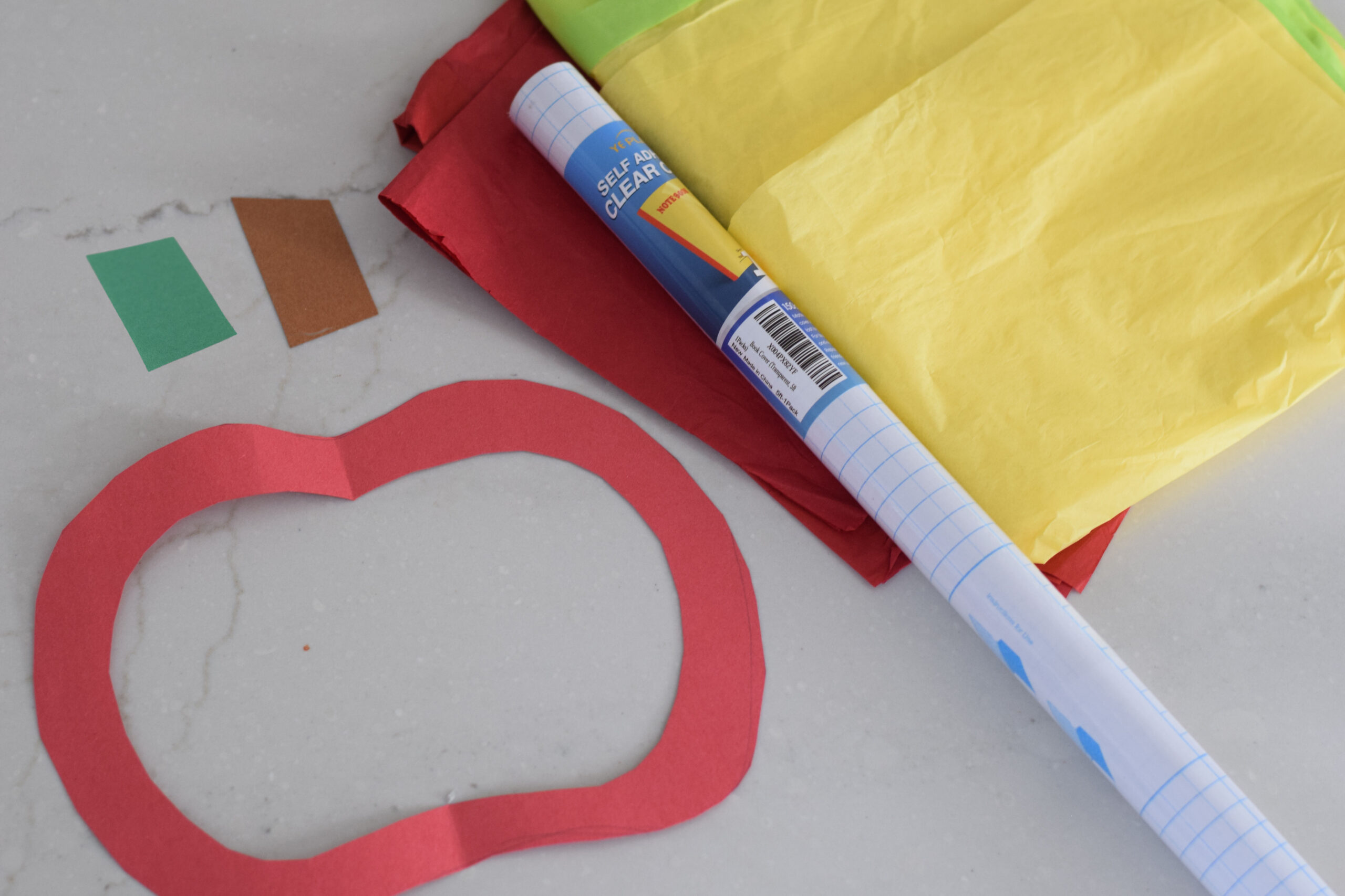 apple suncatcher craft supplies
