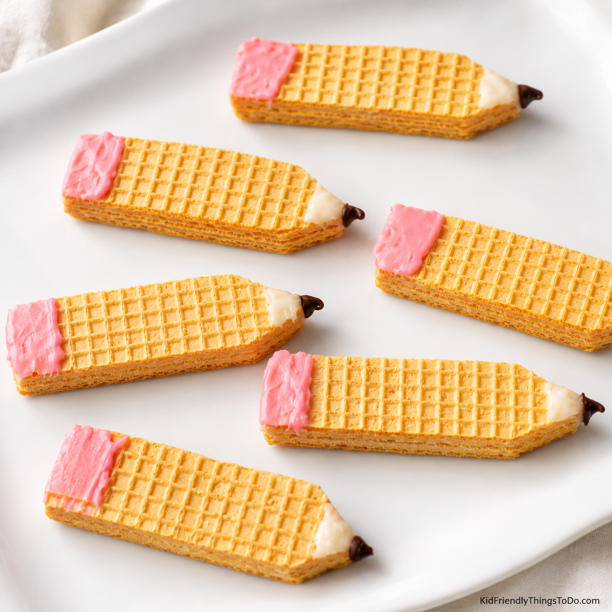 back-to-school wafer pencil cookies fun food treat