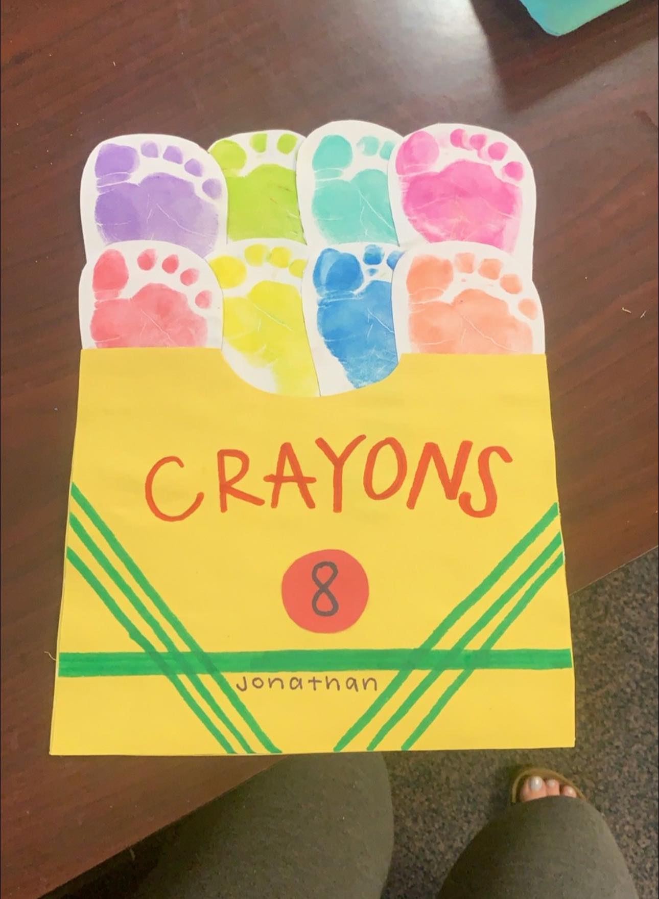 footprint hand craft 