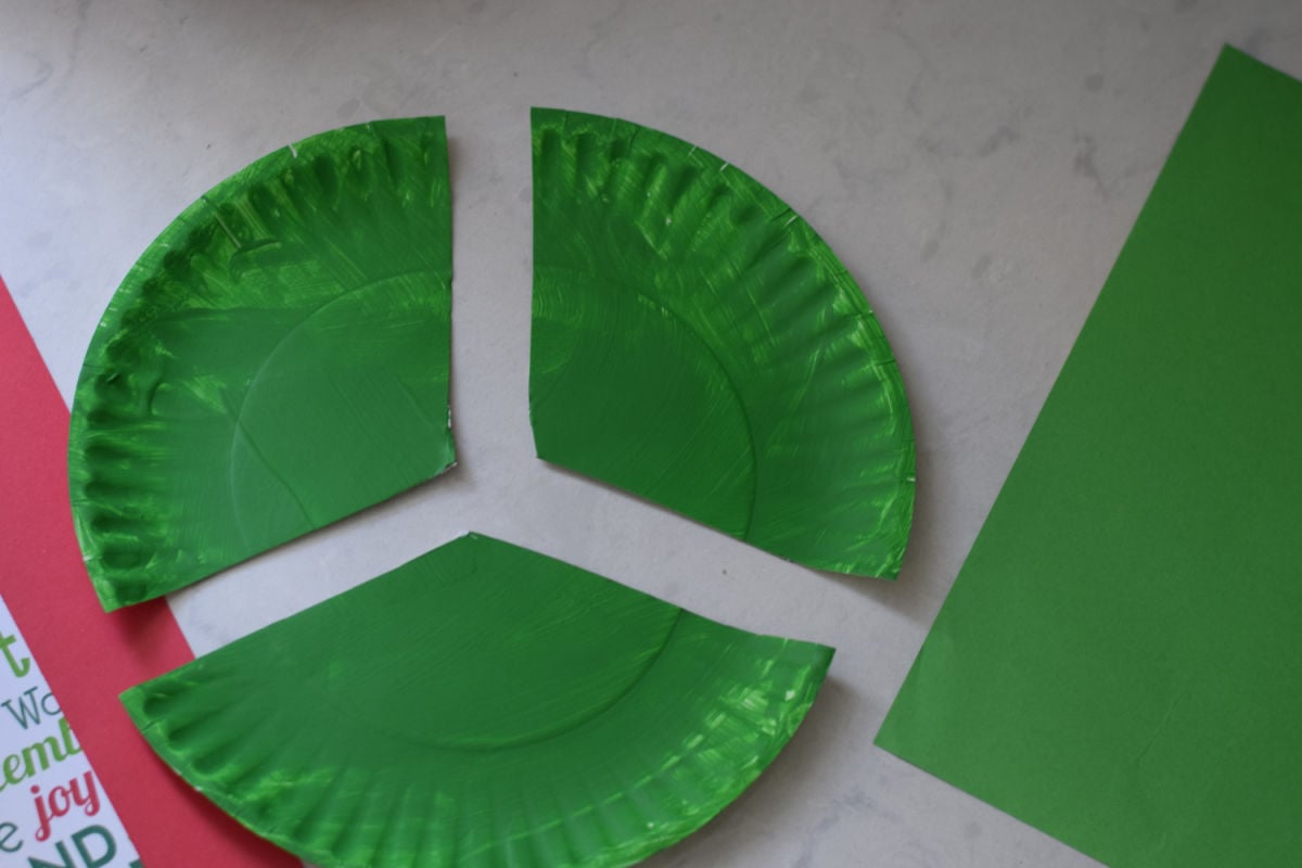 plate cut into thirds 