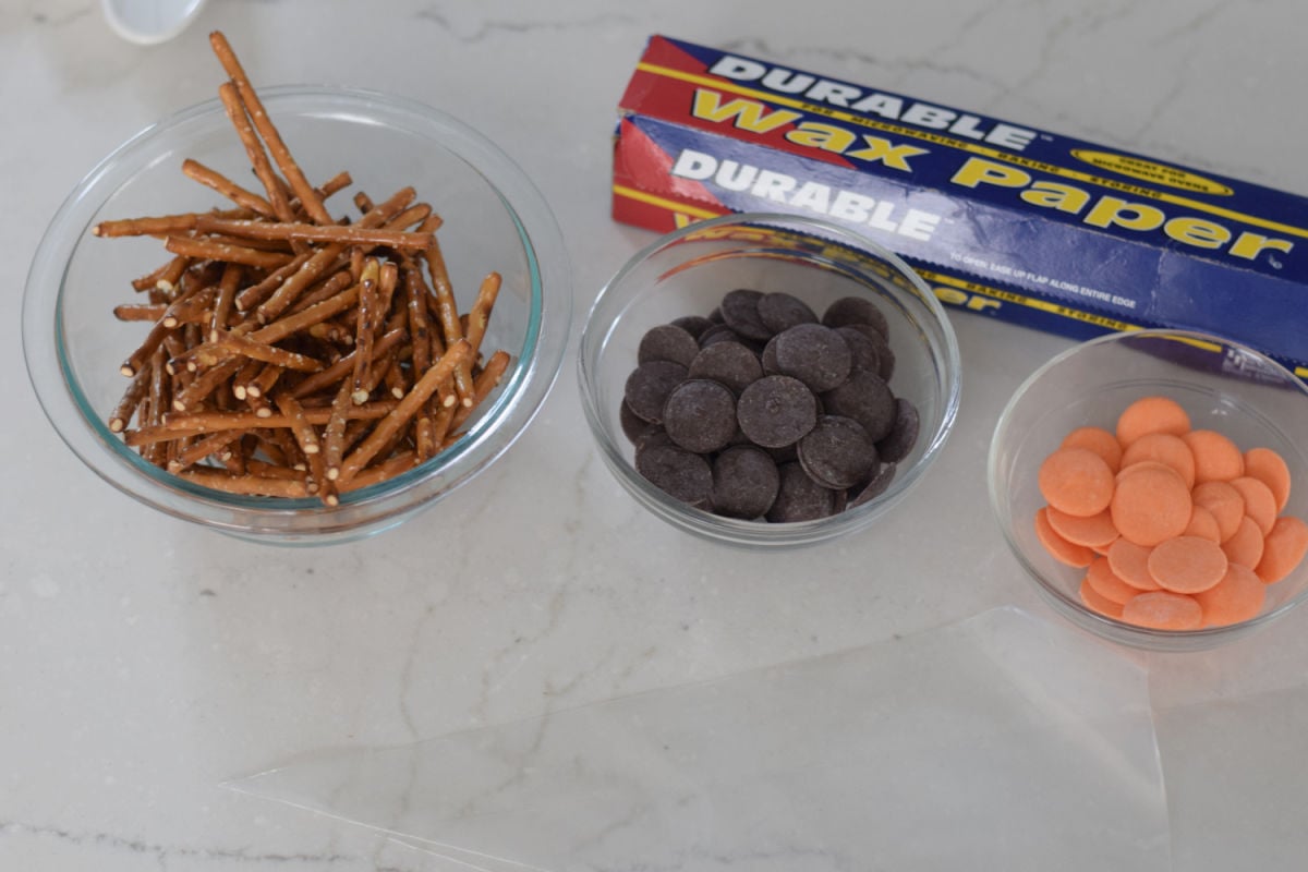 ingredients for chocolate witch broomsticks 