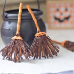 chocolate pretzel witch brooms