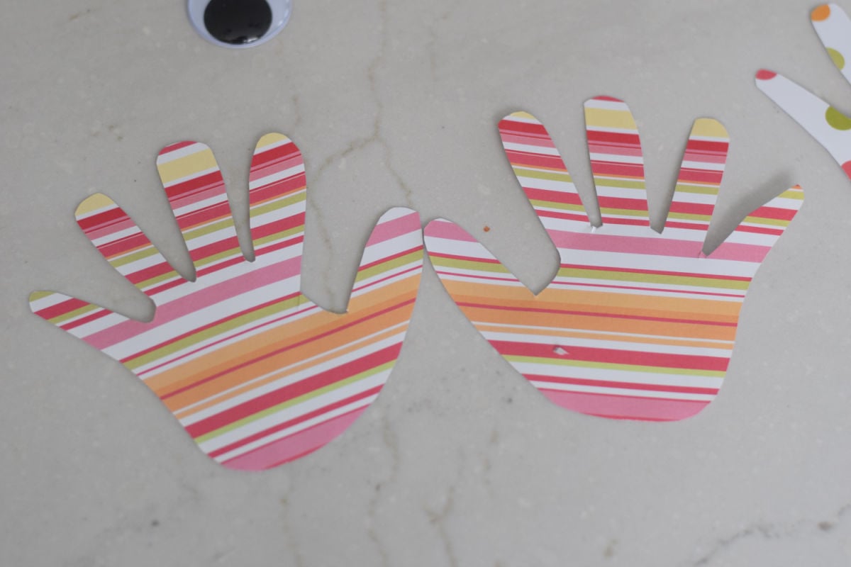 paper handprints