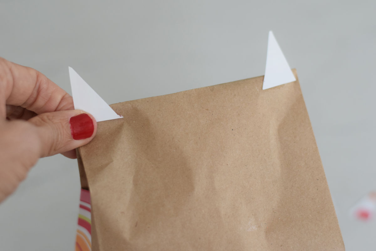adding ears to owl craft