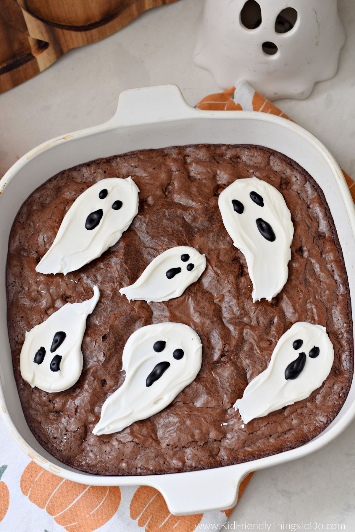 ghost brownies 