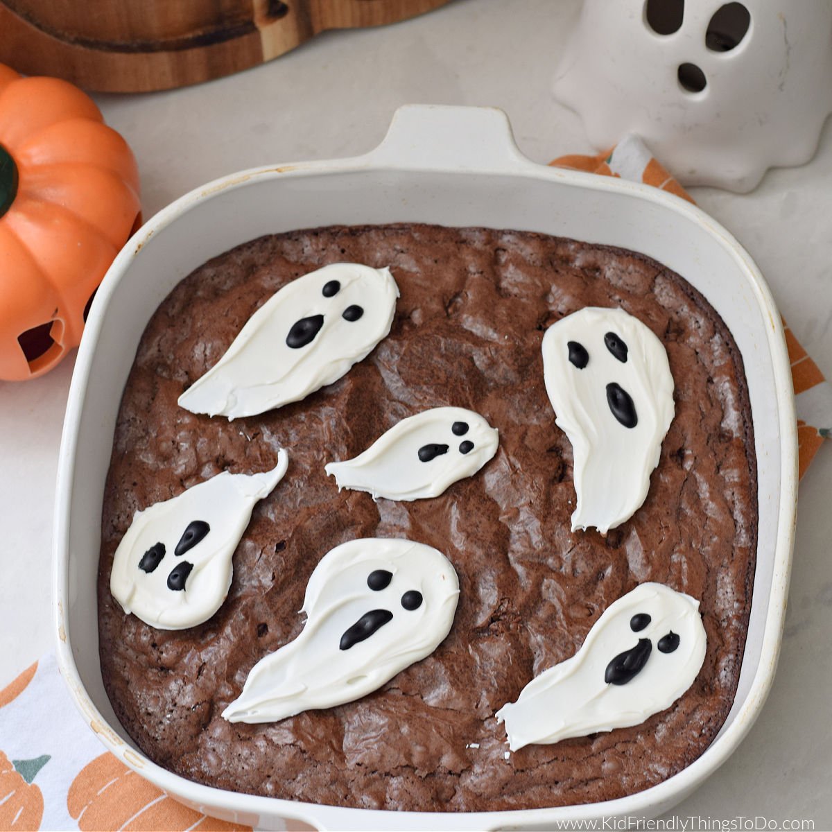 ghost brownies