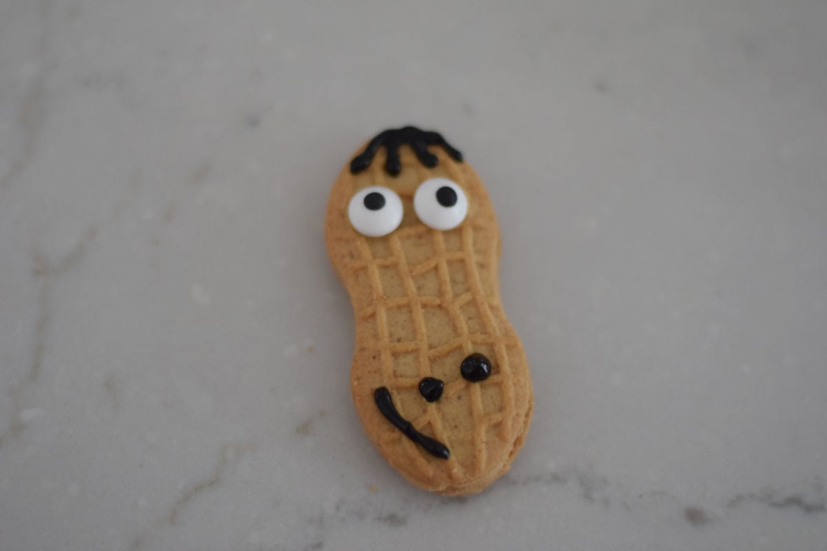 Nutter Butter cookie horse face