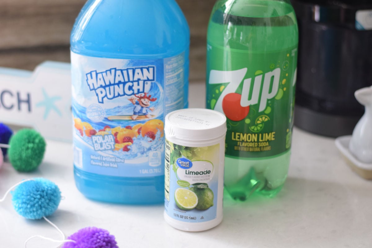 Frozen party punch ingredients
