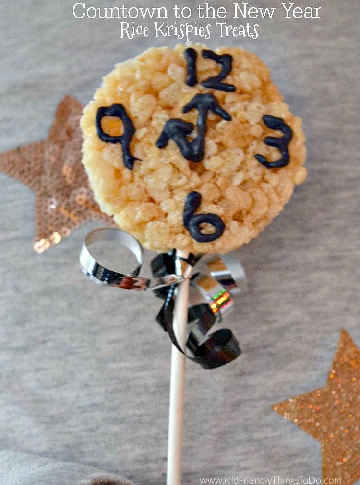rice Krispies clock