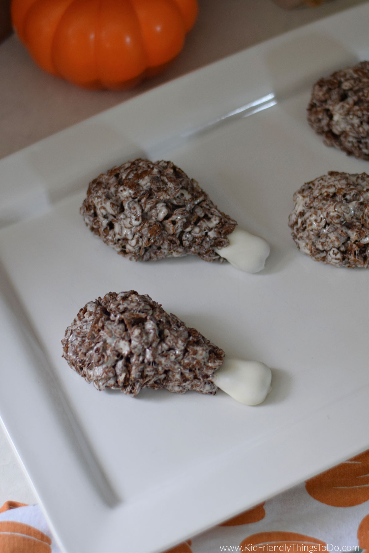 Turkey Leg Rice Krispies Treats