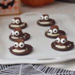 Rolo spider cookies