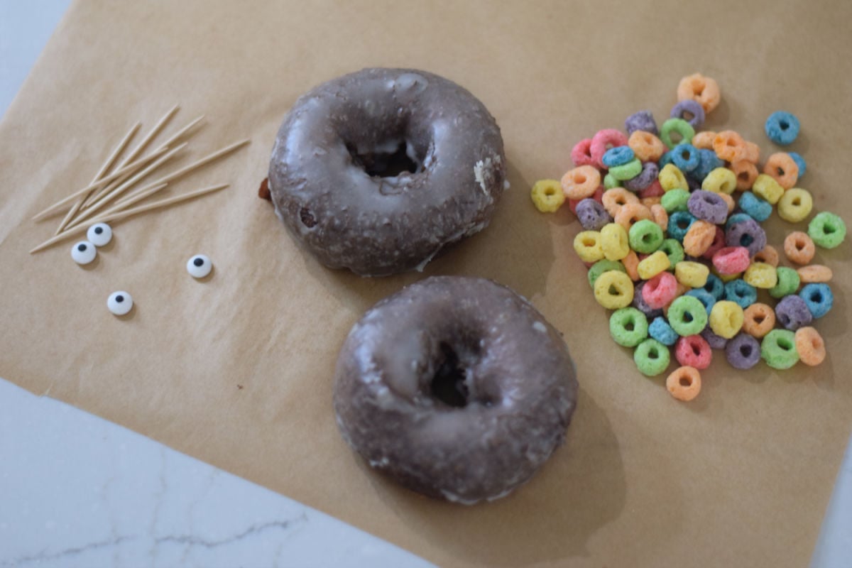 fruit loop turkey donuts