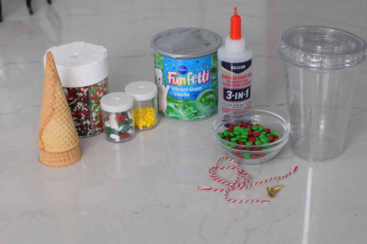 sugar cone Christmas tree supplies