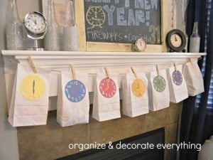 new year countdown bags