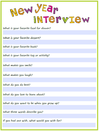 new year interview