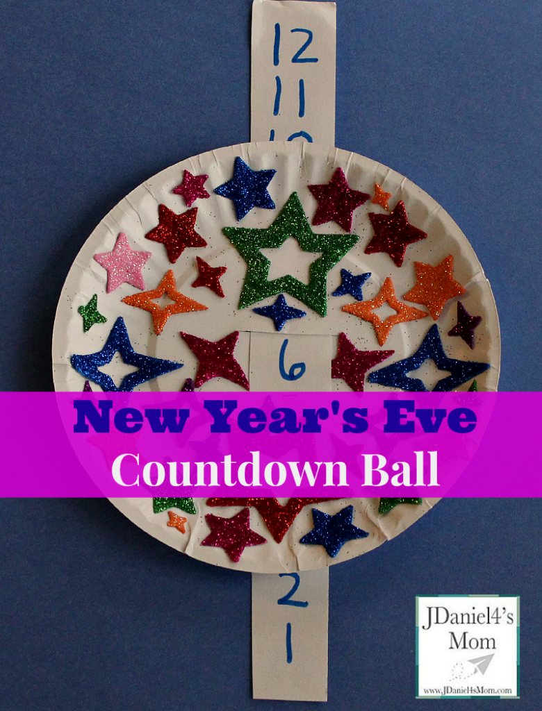 paper plate countdown ball