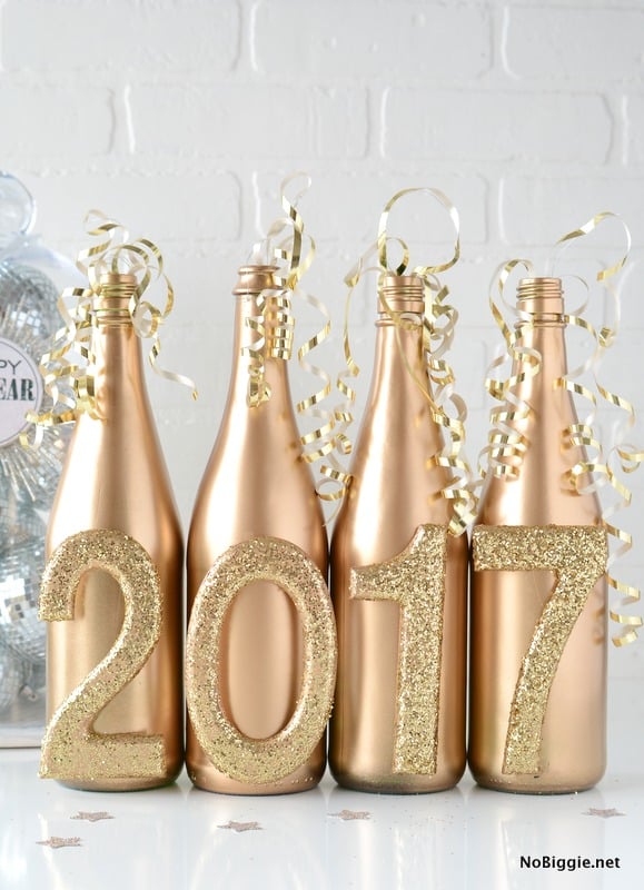 new year's eve bottle decoration