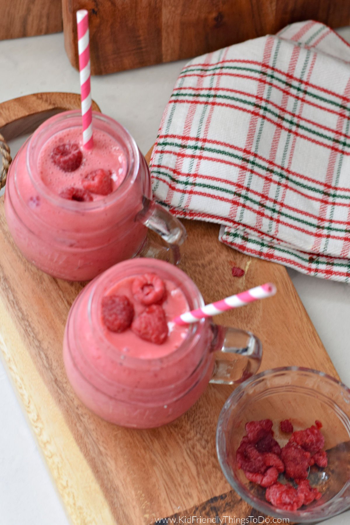 raspberry soda smoothie