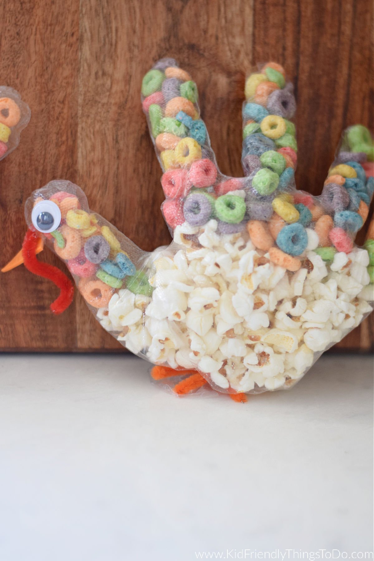 turkey snack bag treat for Thanksgiving