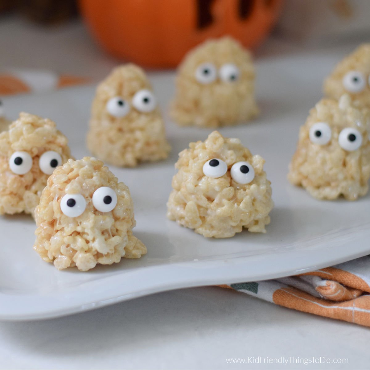 Ghost Rice Krispies Treats