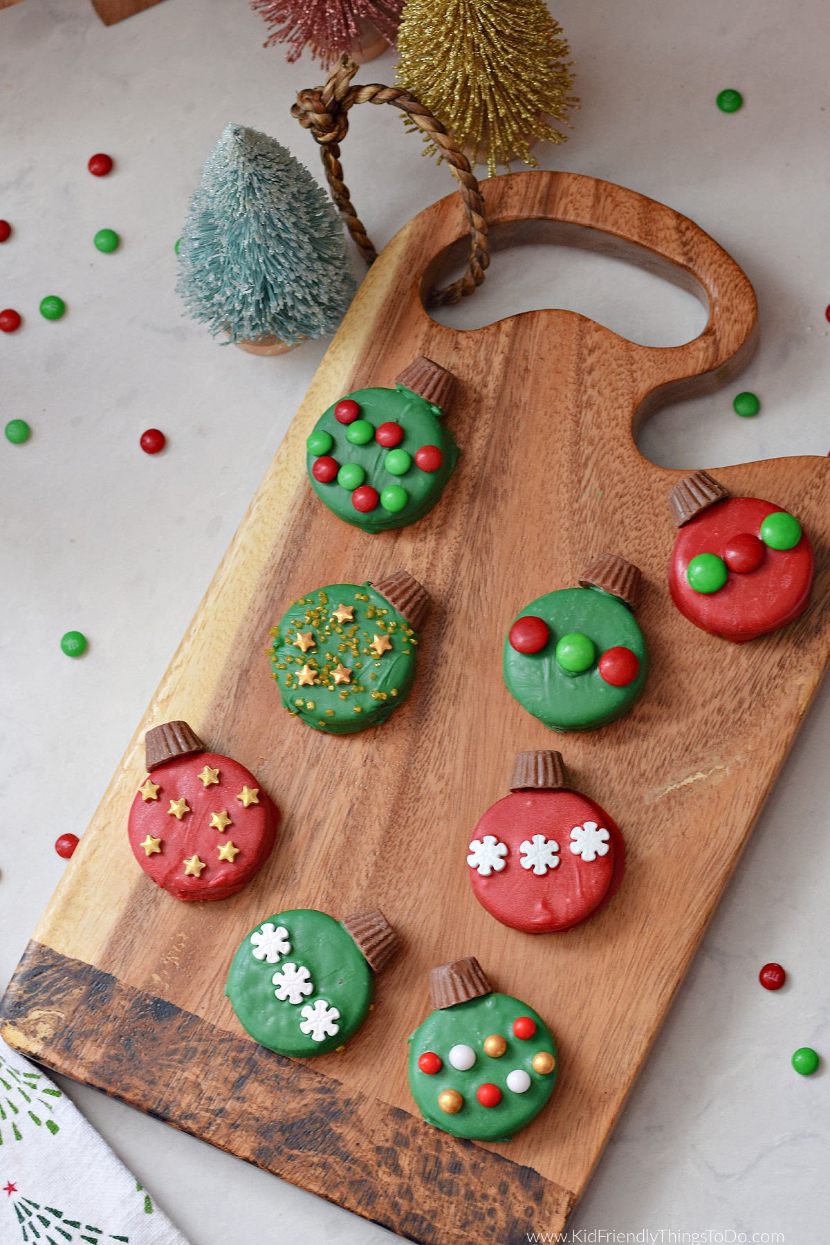 Oreo ornament cookies 