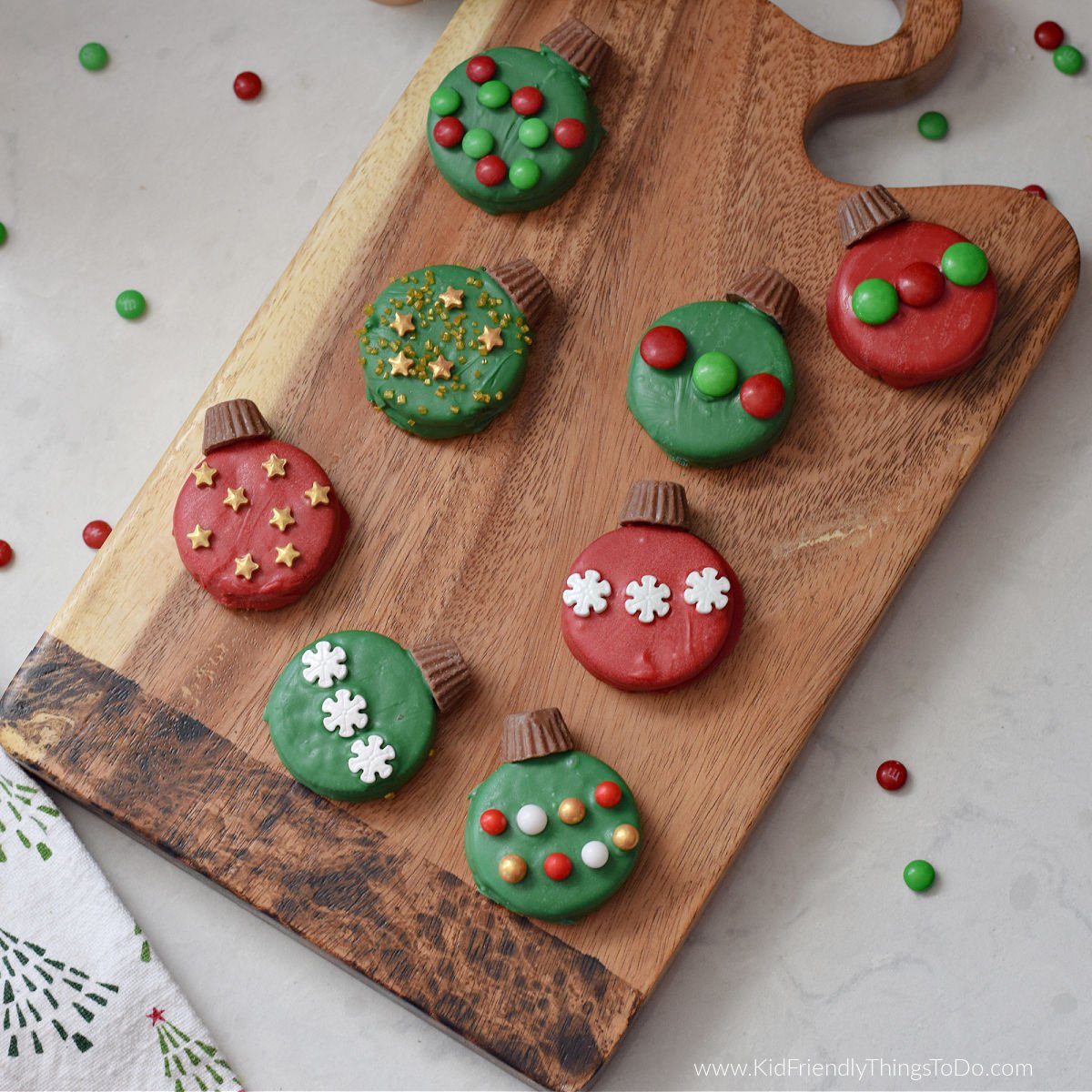 Oreo ornament cookies