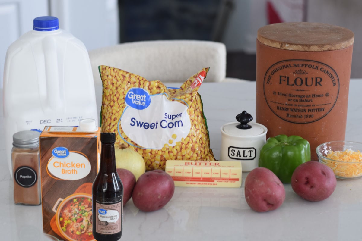 creamy potato and corn soup