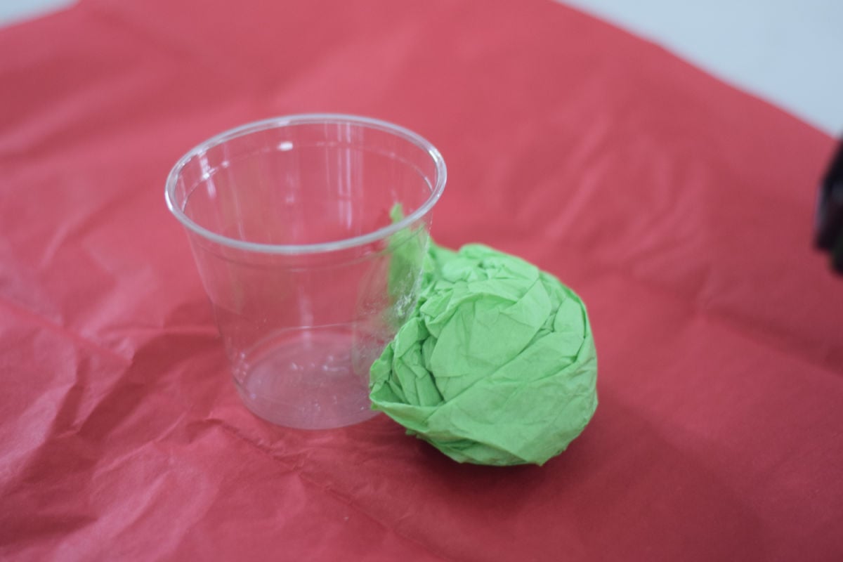 making Santa boot craft