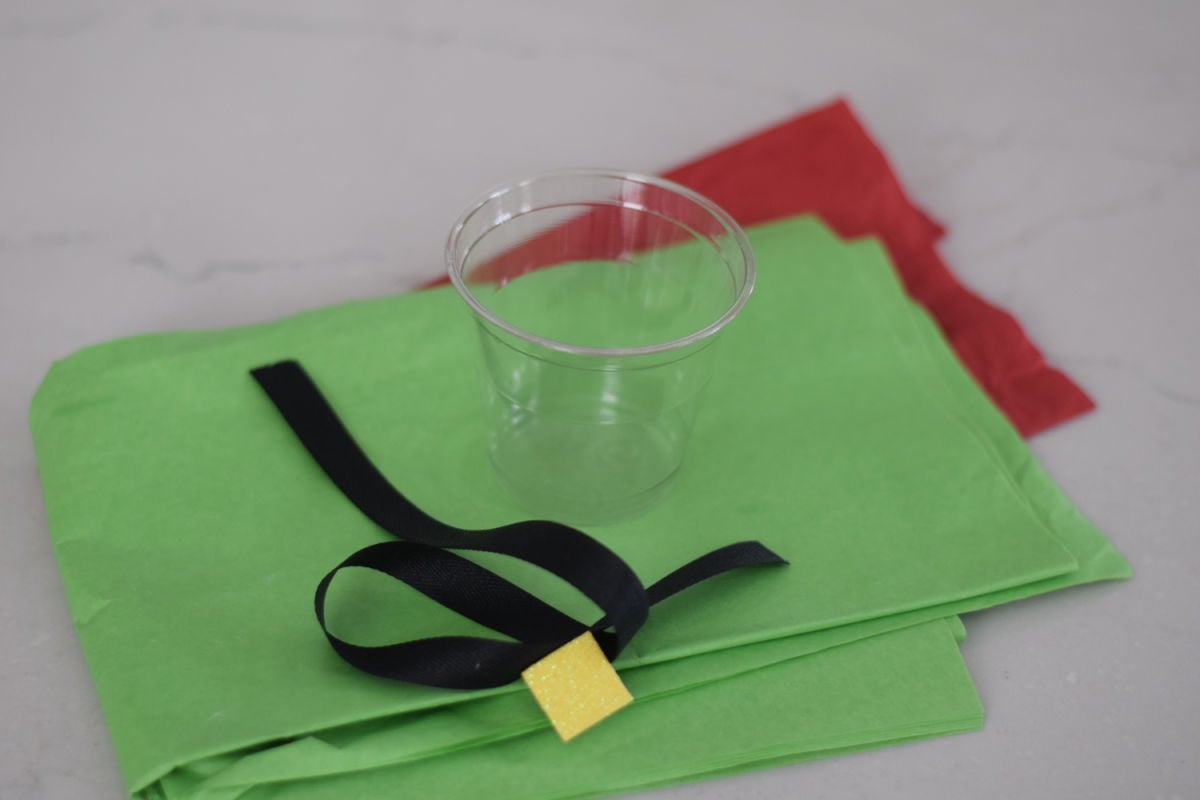 santa boot craft supplies