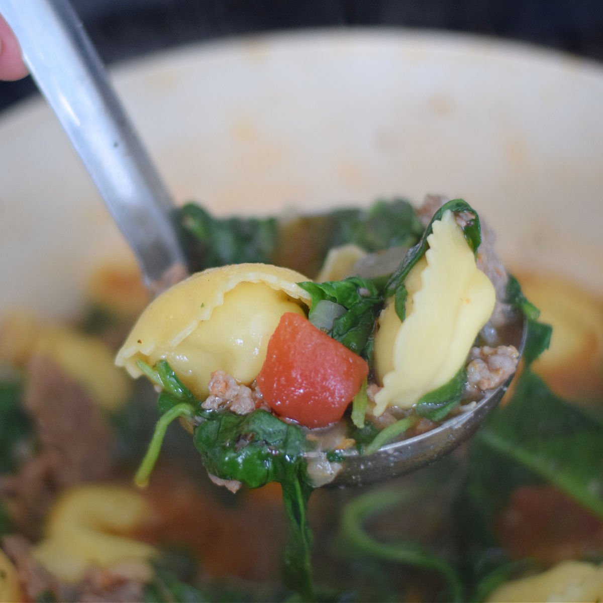 sausage tortellini soup