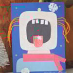 catching snowflakes craft for kids