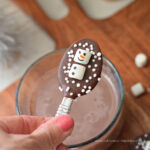snowman hot chocolate spoon