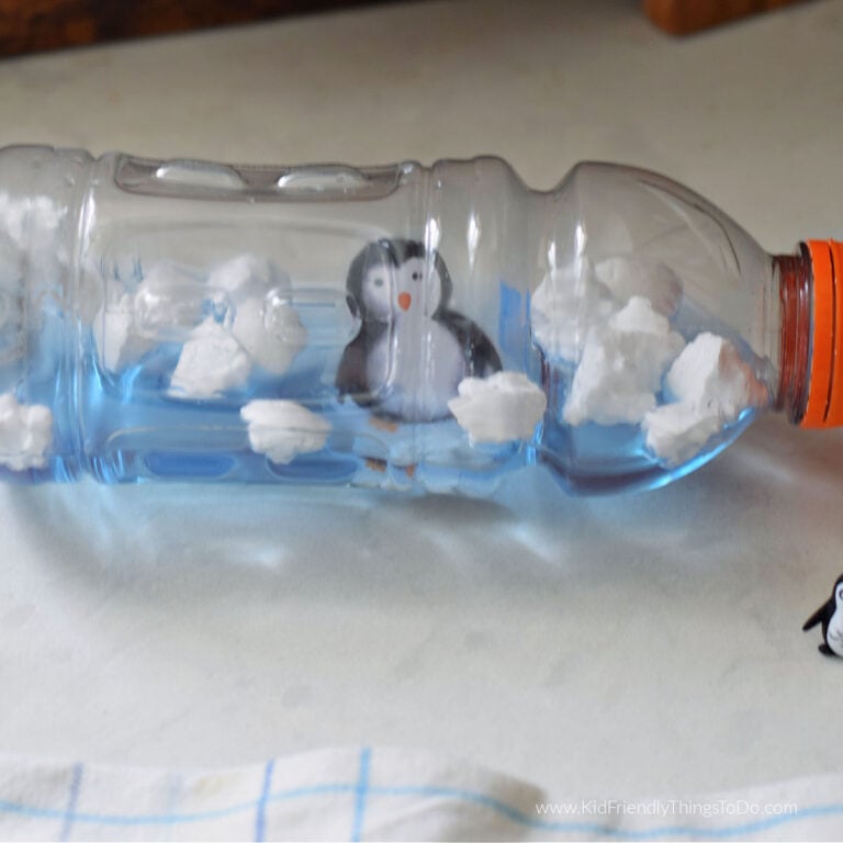 penguin sensory bottle