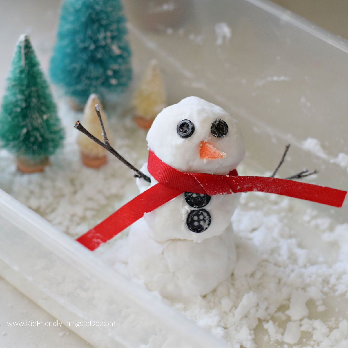 fake snow with conditioner