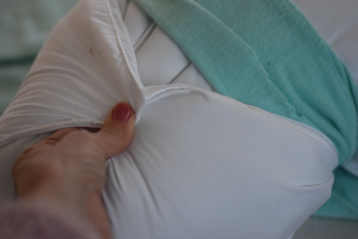 snowman pillow buddy shaping head 