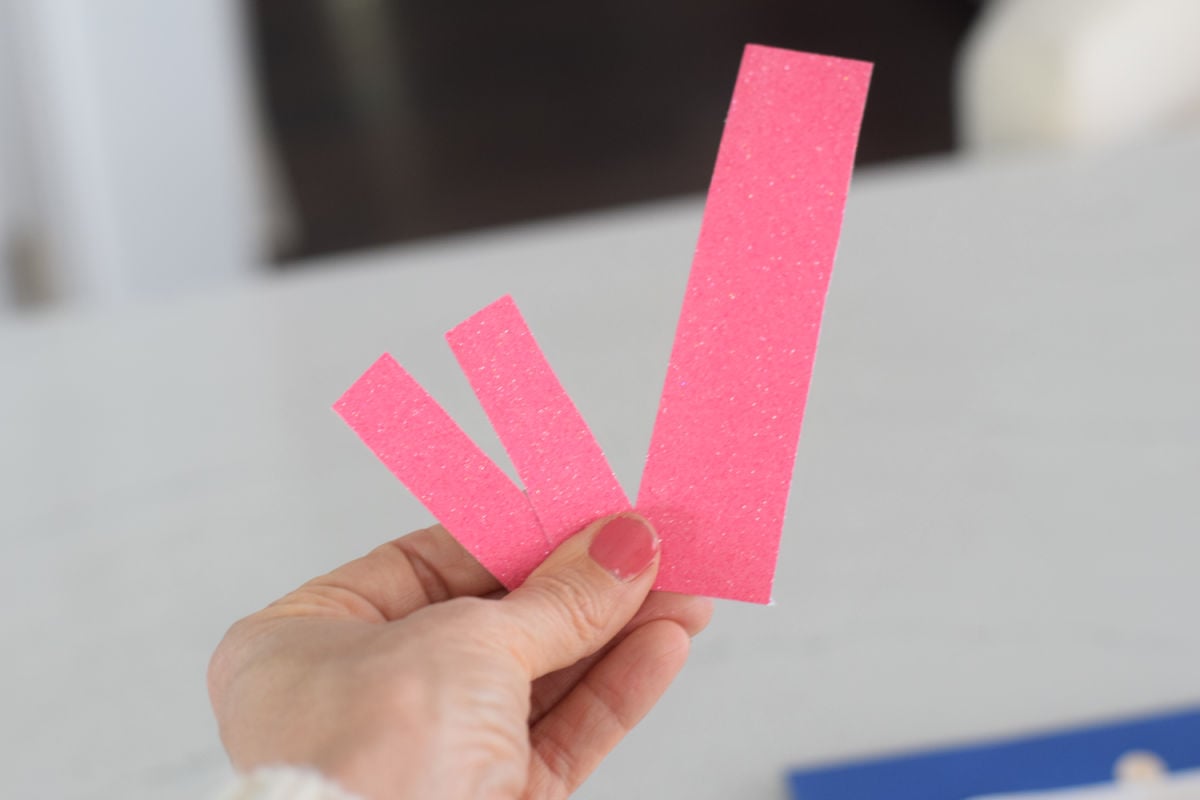 cutout paper scarf for craft 