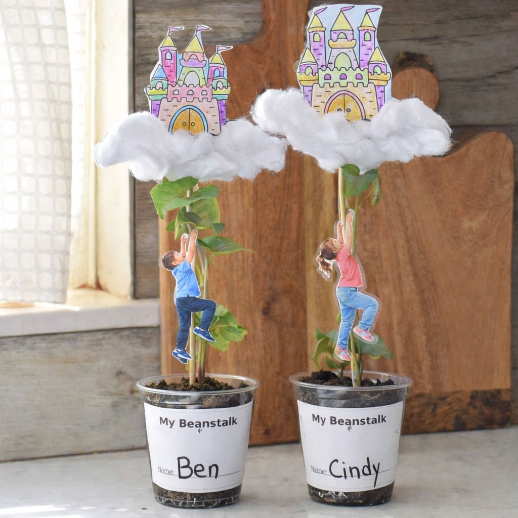Jack and the beanstalk seed growing activity