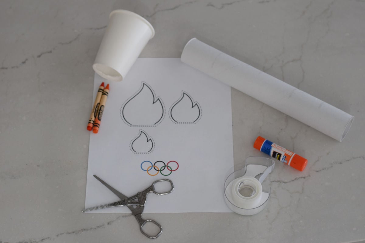 supplies for Olympic torch