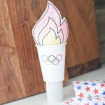 Olympic torch craft for kids