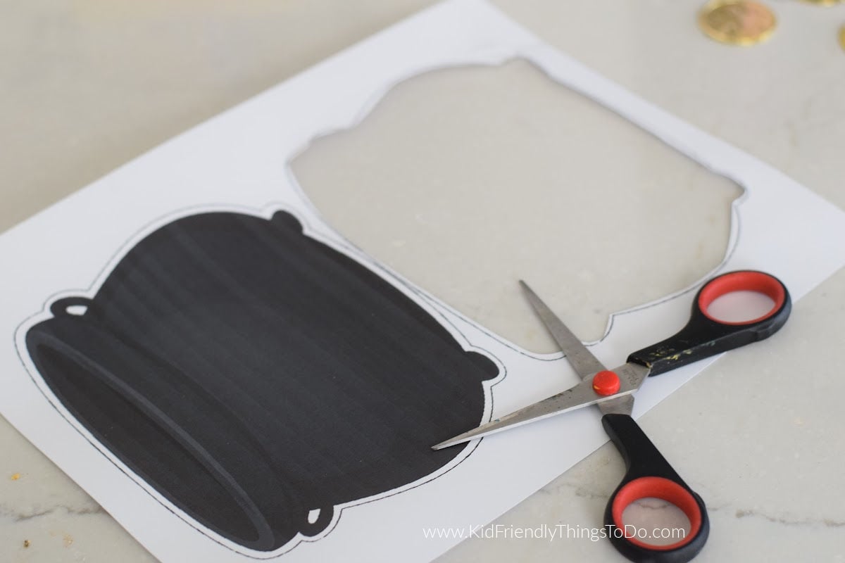 cut out cauldron printable