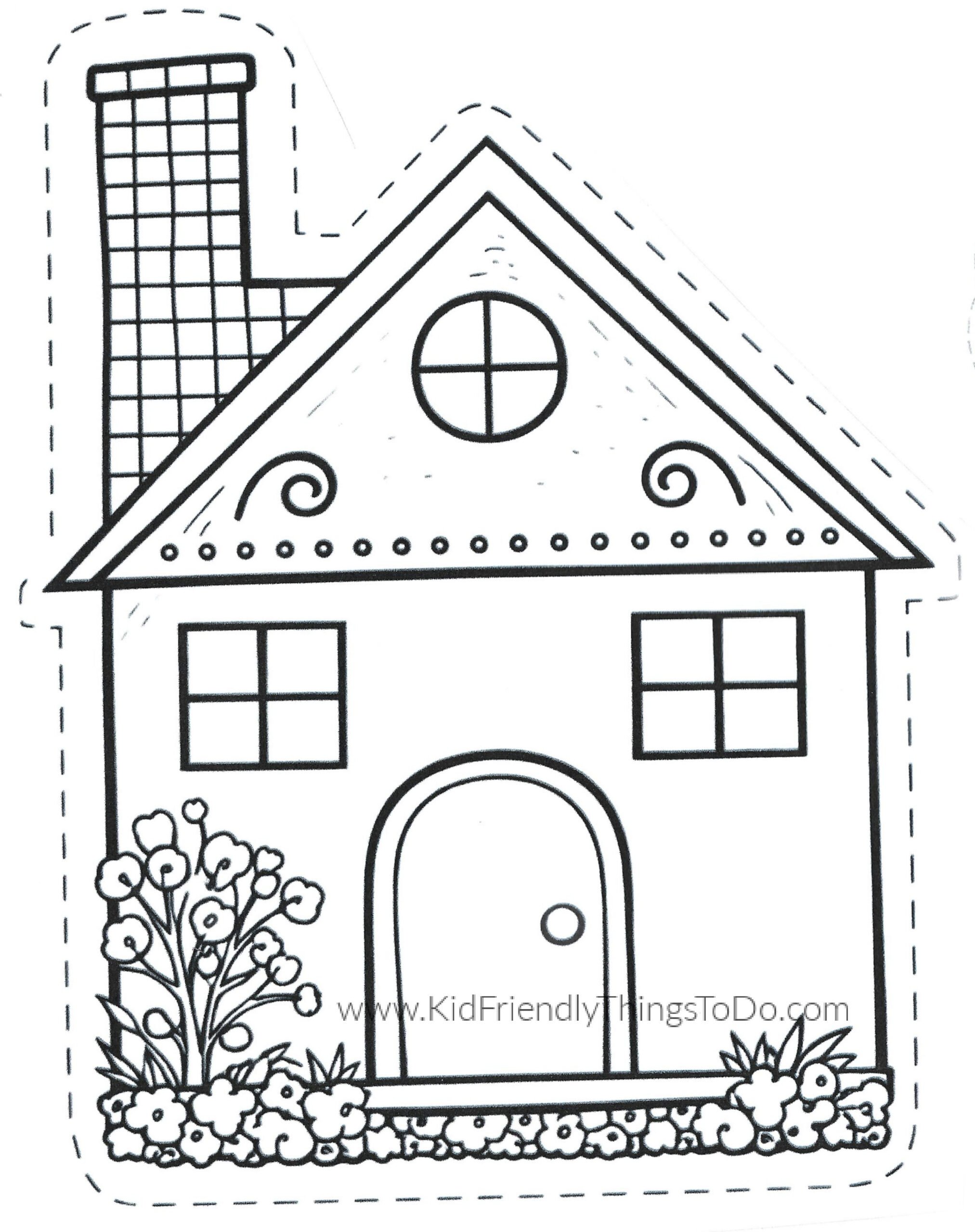 spring house printable