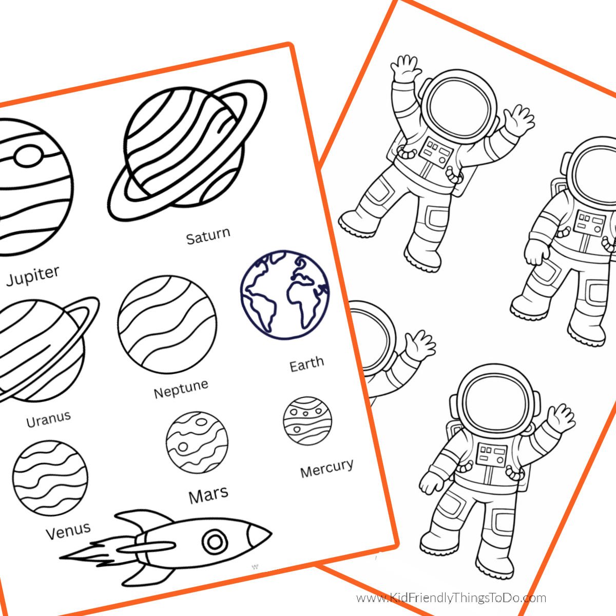 solar system printables
