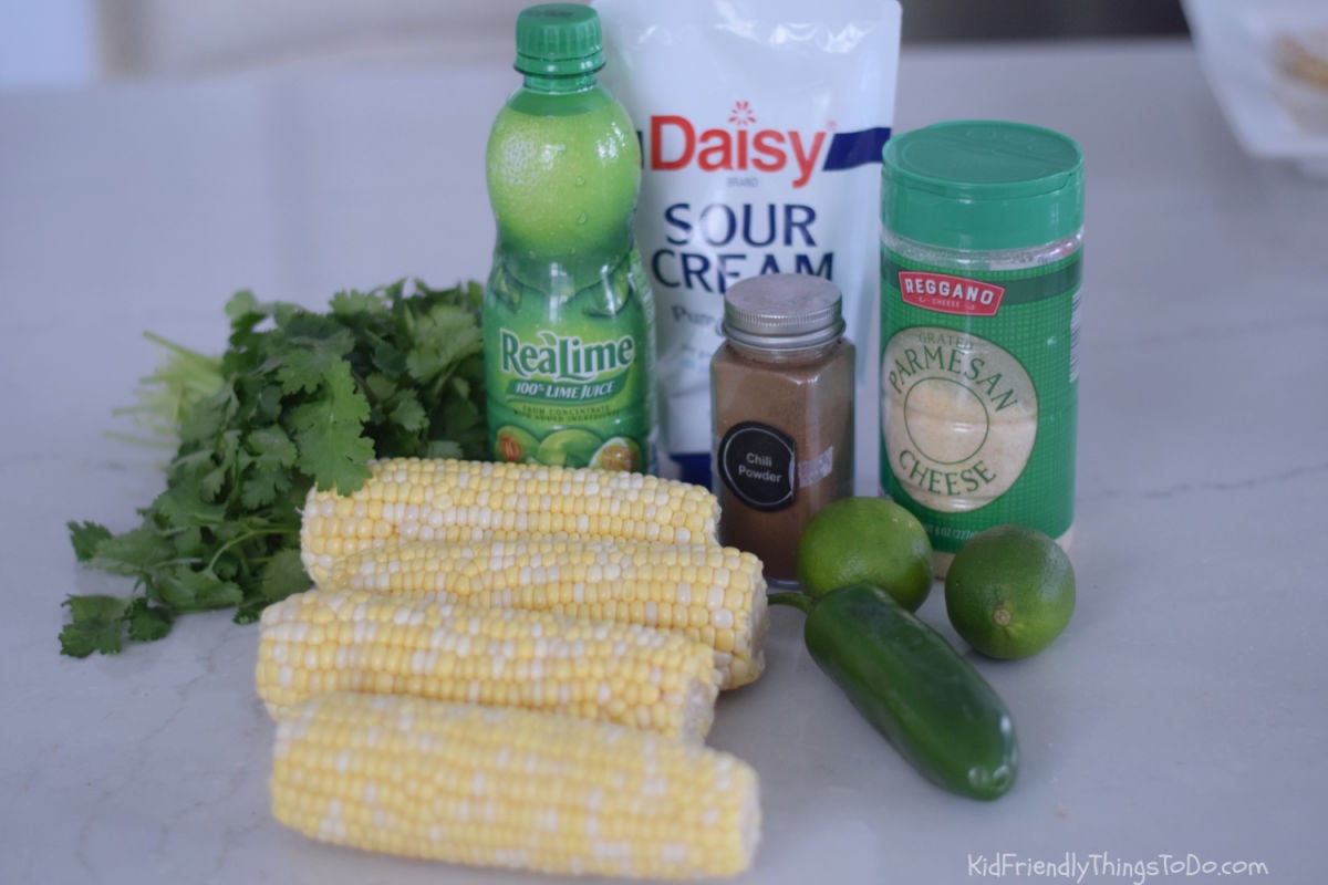 Mexican street corn ingredients