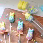 Chocolate Peep Pops Easter Treats