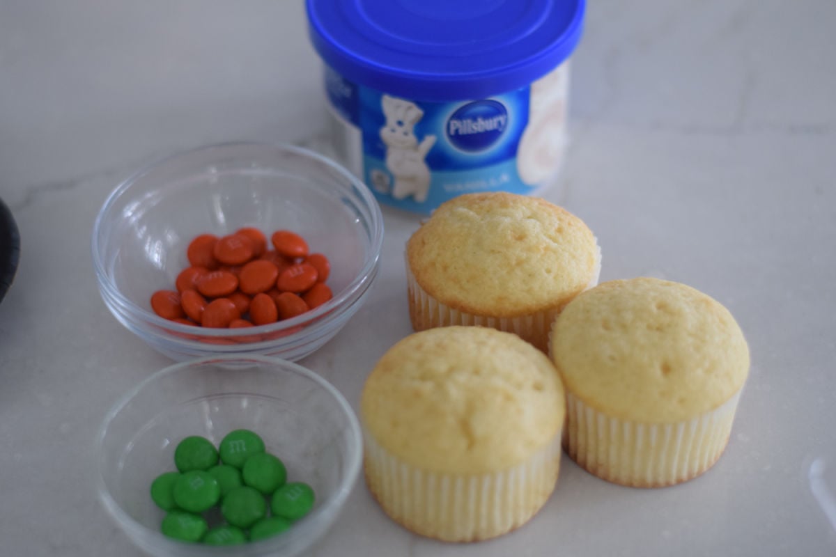 ingredients for carrot cupcakes