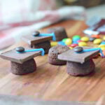 brownie bite graduation caps