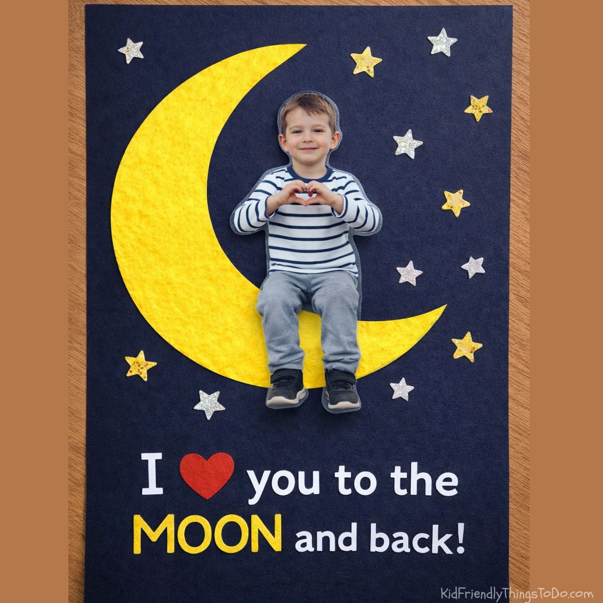 i love you to the moon and back craft