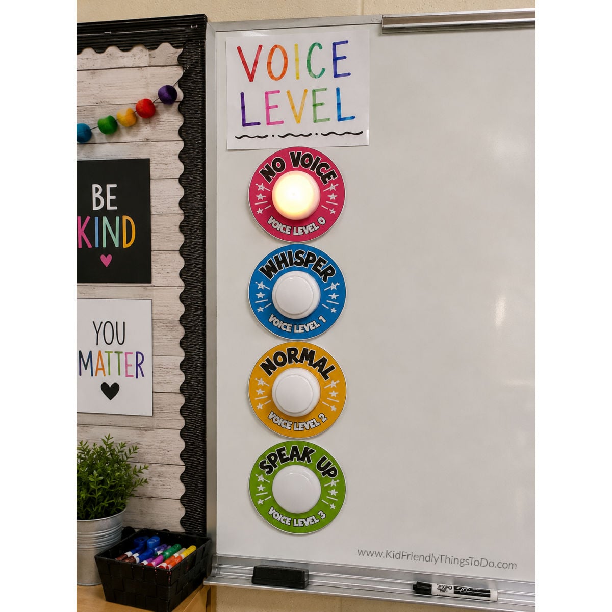 voice level printable in classroom for teachers 