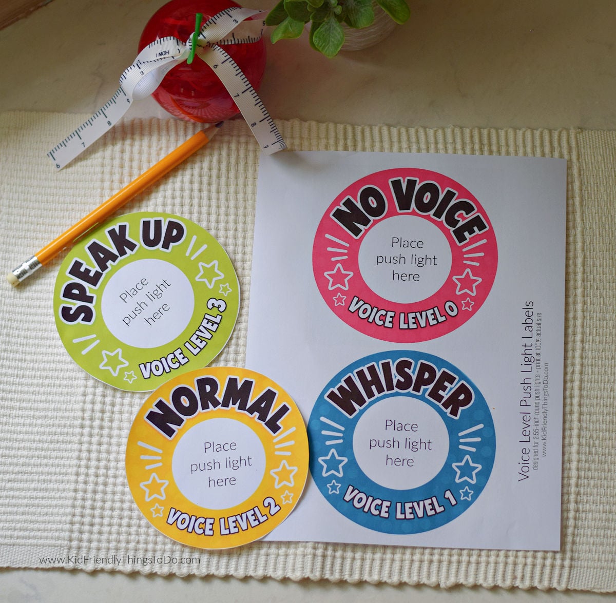 voice level push light printable chart for classroom download 